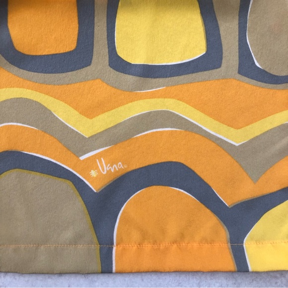 Vera Neumann La Paz Geo Print Tie Neck Silk Halter Tunic, 4 - Picture 5 of 9